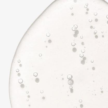 Clear bubble with air bubbles on a white background